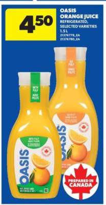 Oasis Orange Juice