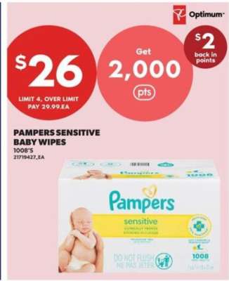 Pampers Sensitive Baby Wipes