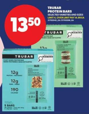 TRUBAR PROTEIN BARS