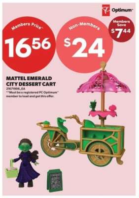 MATTEL EMERALD CITY DESSERT CART