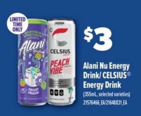 Alani Nu Energy Drink/ CELSIUS Energy Drink