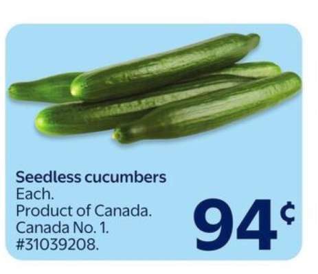SEEDLESS CUCUMBERS