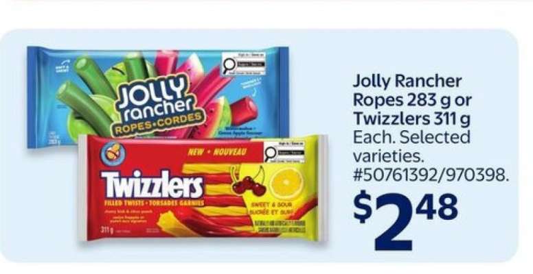 Jolly Rancher Ropes or Twizzlers