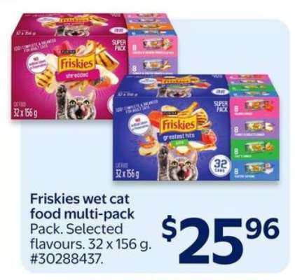 Friskies wet cat food multi-pack