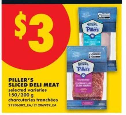 PILLER’S SLICED DELI MEAT