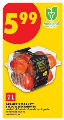 FARMER'S MARKET™ YELLOW NECTARINES