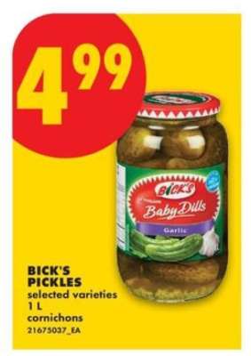 BICK’S PICKLES