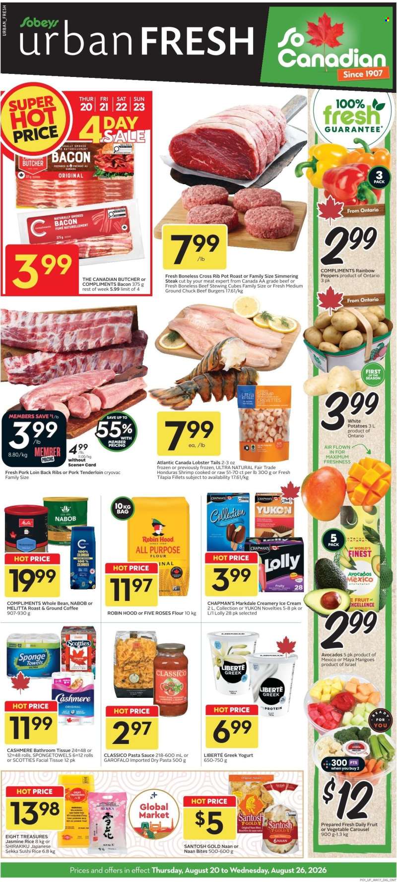 Sobeys Urban Fresh Flyer - August 20, 2026 - August 26, 2026.