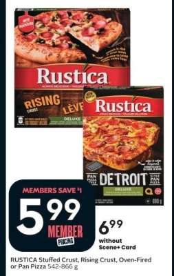 RUSTICA Stuffed Crust, Rising Crust, Oven-Fired or Pan Pizza