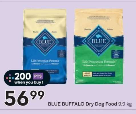 BLUE BUFFALO Dry Dog Food 9.9 kg