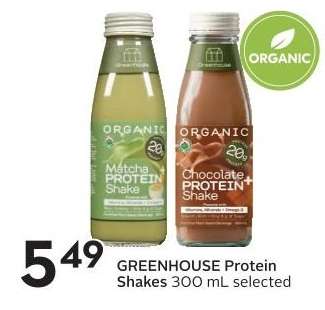 GREENHOUSE Protein Shakes