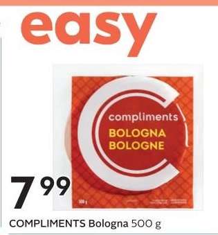 COMPLIMENTS Bologna 500 g