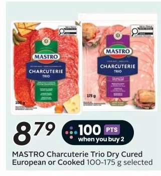 MASTRO Charcuterie Trio Dry Cured European or Cooked