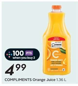 COMPLIMENTS Orange Juice 1.36 L