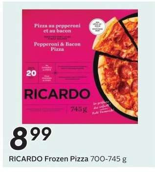 RICARDO Frozen Pizza