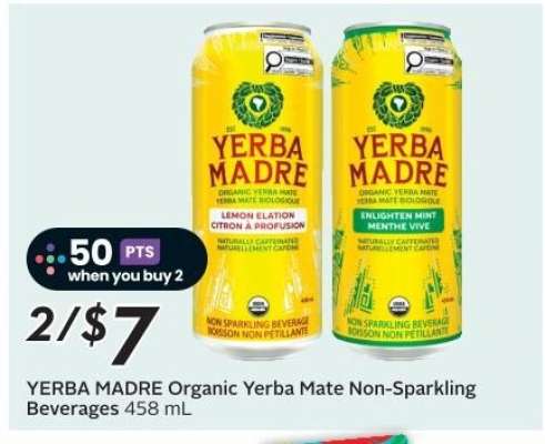 YERBA MADRE Organic Yerba Mate Non-Sparkling Beverages