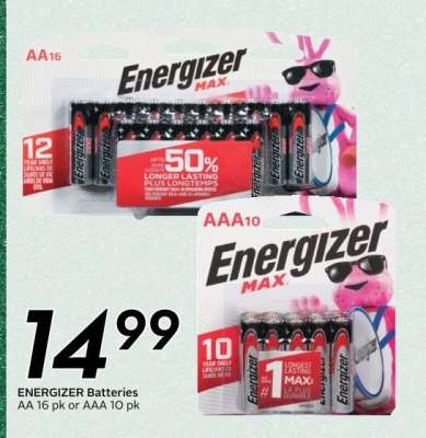 ENERGIZER BATTERIES