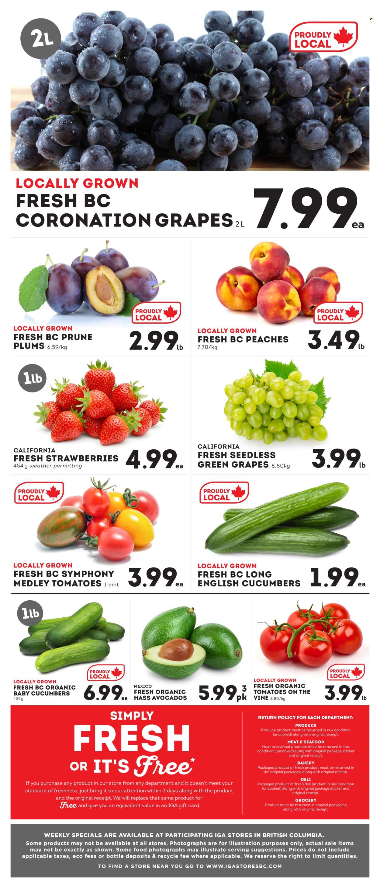 IGA Simple Goodness flyer - August 21, 2026 - August 27, 2026. Page 6