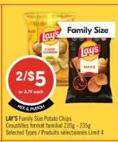 LAY'S FAMILY SIZE POTATO CHIPS
