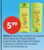 FRUCTIS HAIR CARE PRODUCTS