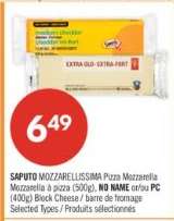 SAPUTO MOZZARELLISSIMA PIZZA Mozzarella
