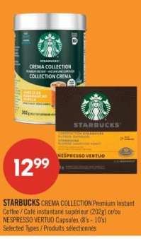 STARBUCKS CREMA COLLECTION Premium Instant Coffee