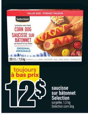 SAUCISSE SUR BÂTONNET SELECTION