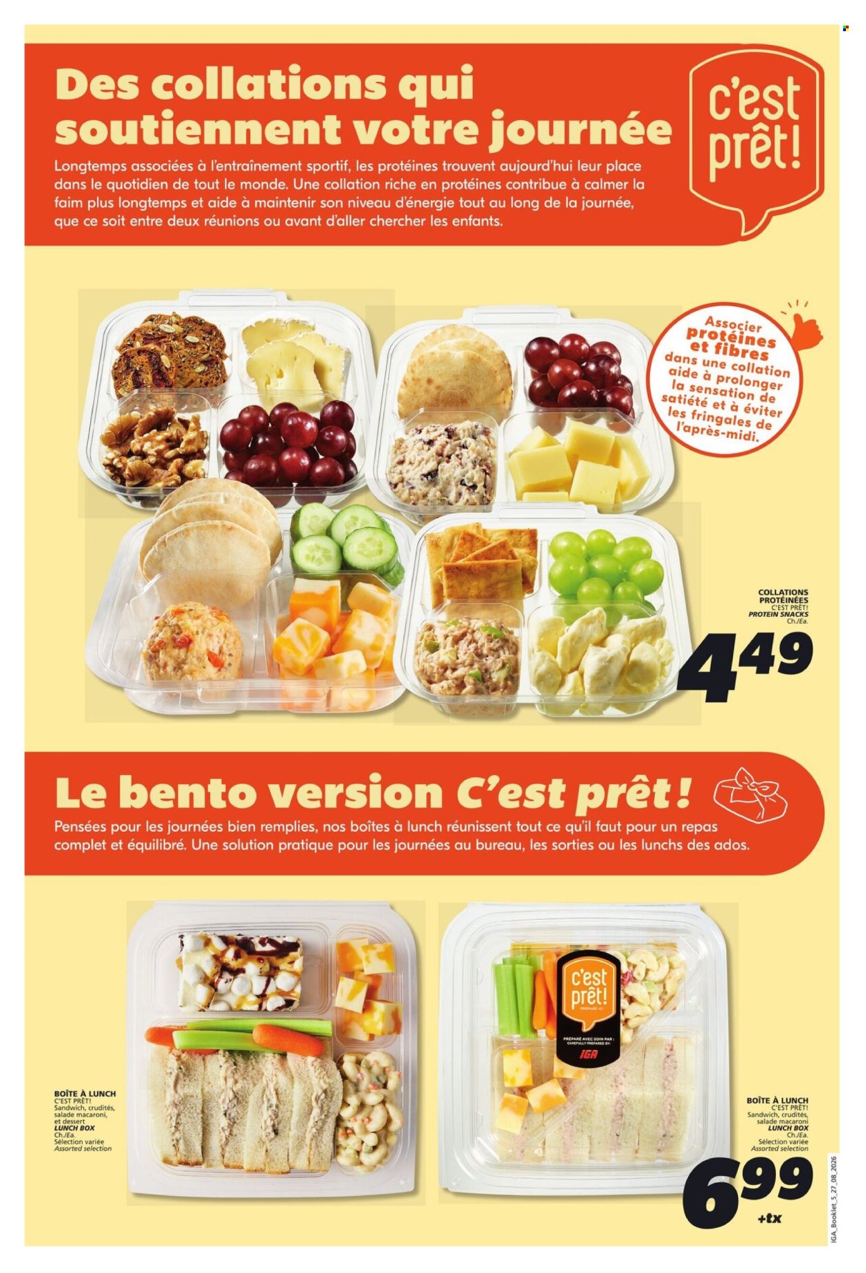 IGA flyer - August 27, 2026 - September 23, 2026. Page 5