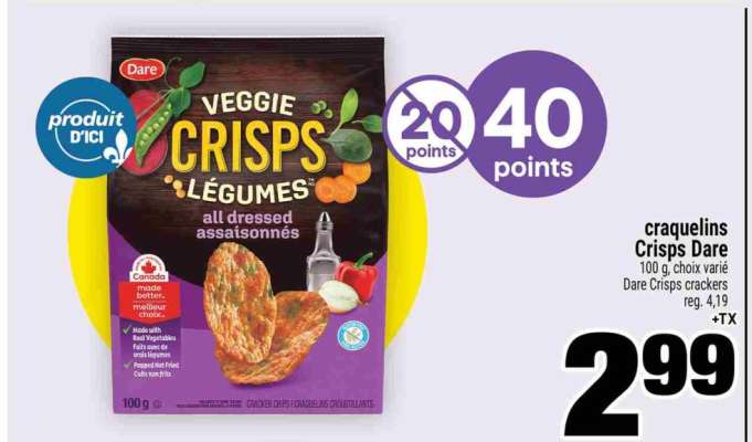 CRAQUELINS CRISPS DARE