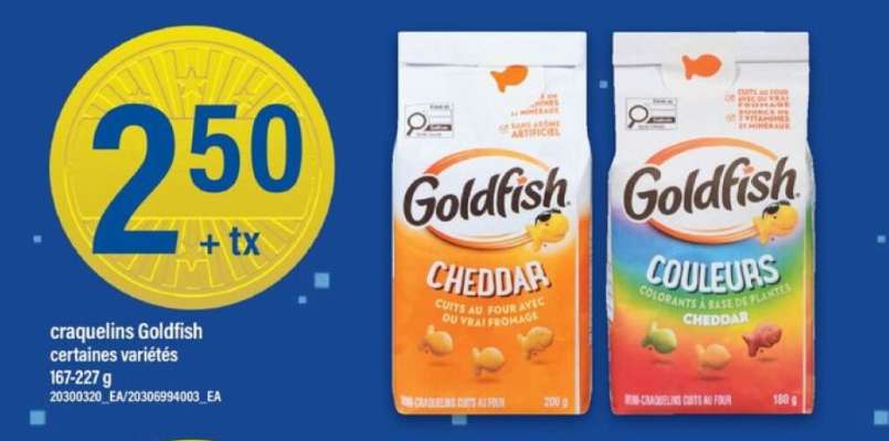 Craquelins Goldfish