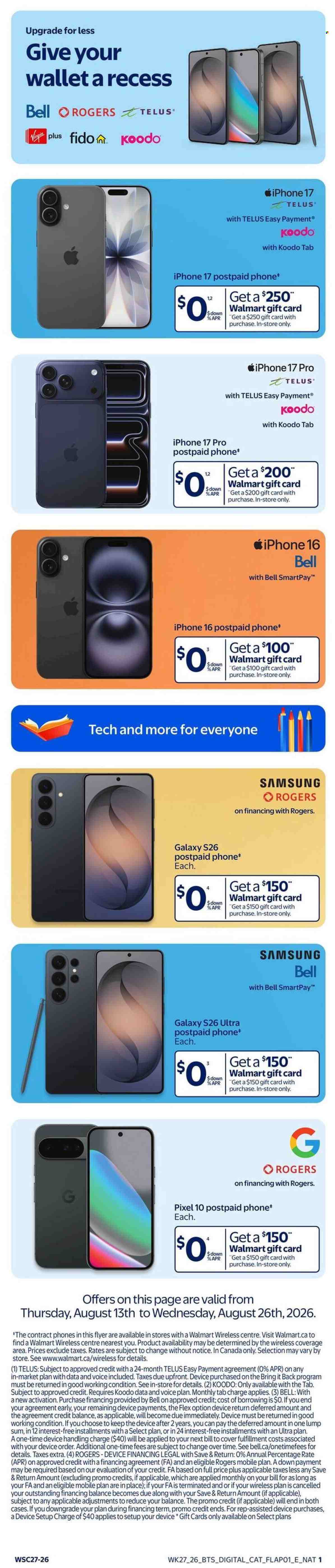 Walmart flyer - August 27, 2026 - September 02, 2026. Page 22