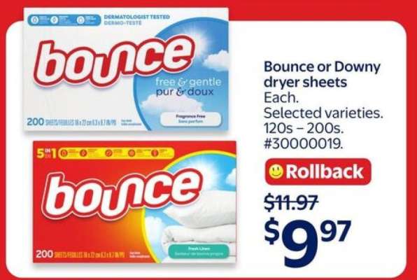 Bounce or Downy Dryer Sheets