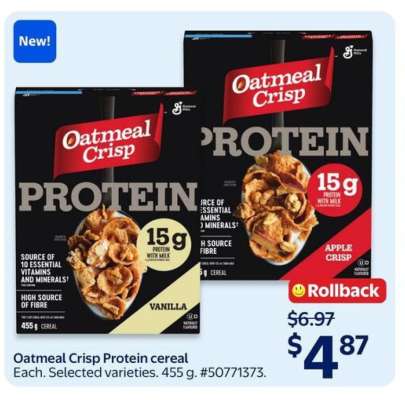 Oatmeal Crisp Protein Cereal