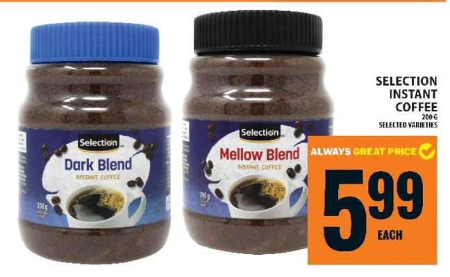 SELECTION INSTANT COFFEE