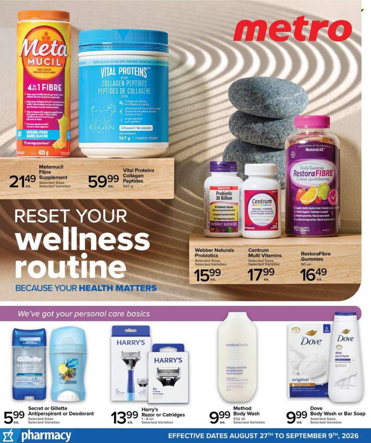 Metro flyer - August 27, 2026 - September 02, 2026. Page 1