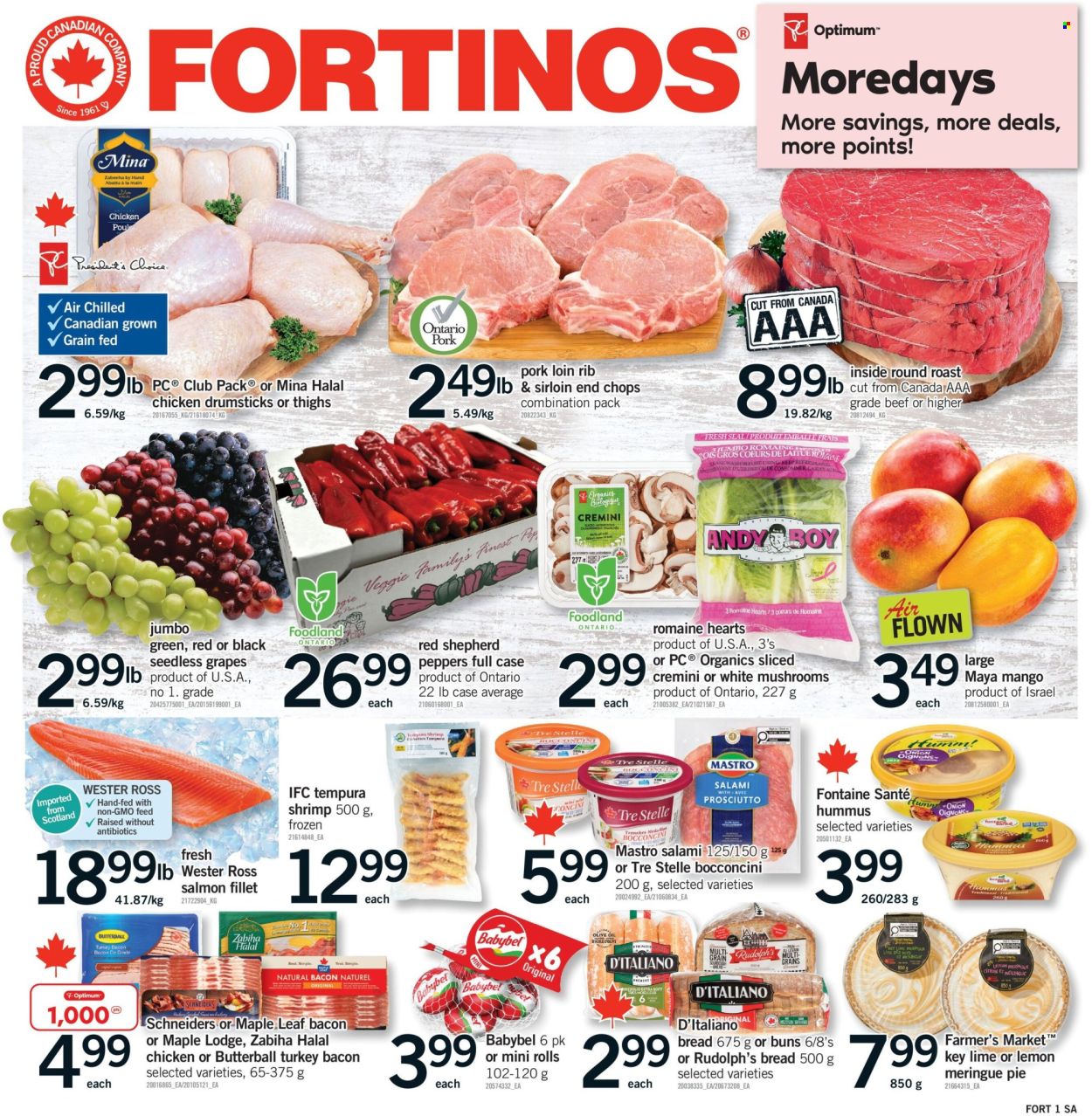 Fortinos flyer - August 27, 2026 - September 02, 2026. Page 1