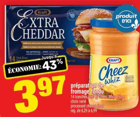 préparation de fromage fondu