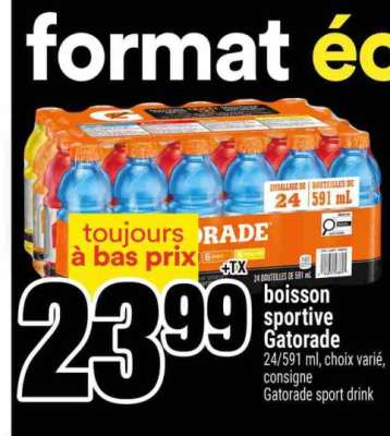 BOISSON SPORTIVE GATORADE