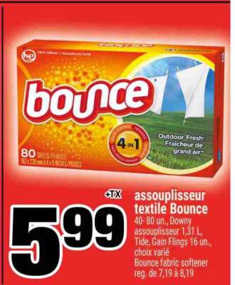 assouplisseur textile Bounce