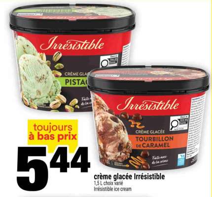 CRÈME GLACÉE IRRÉSISTIBLE