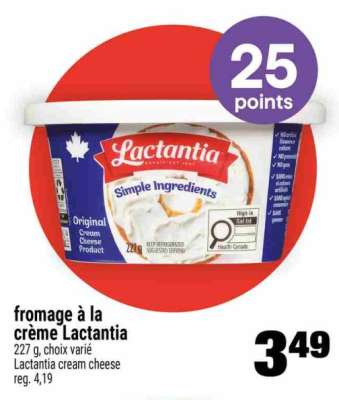 FROMAGE À LA CRÈME LACTANTIA