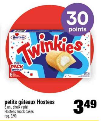 PETITS GÂTEAUX HOSTESS