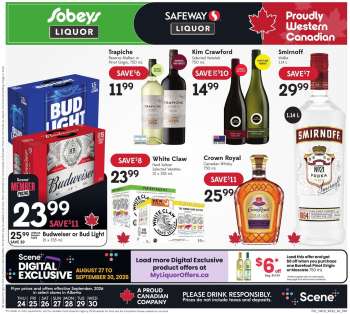 Sobeys Liquor Flyer - September 24, 2026 - September 30, 2026.