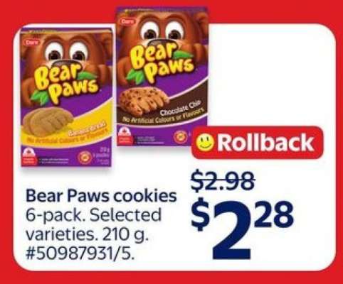 Bear Paws Cookies