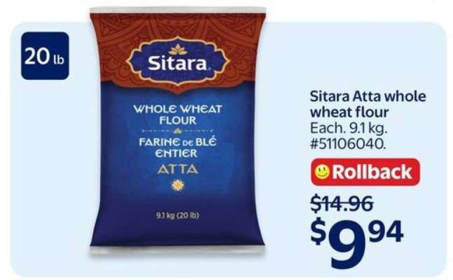 Sitara Atta whole wheat flour