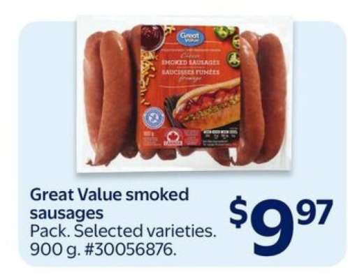 Great Value Smoked Sausages