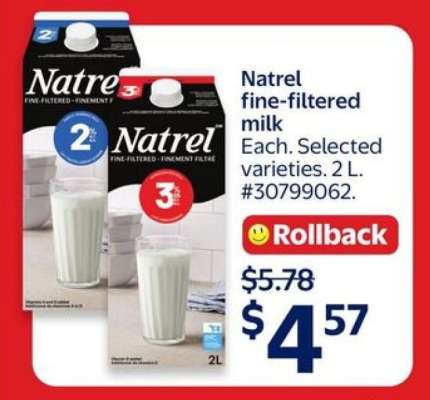 NATREL FINE FILTERED MILK