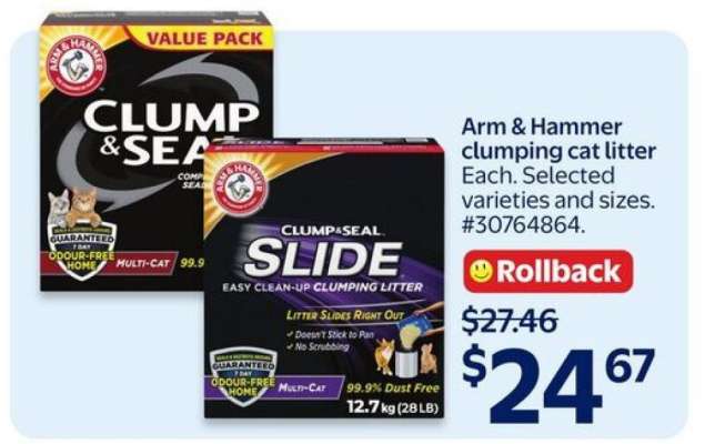 Arm & Hammer clumping cat litter