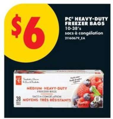 PC Heavy Duty Freezer Bags