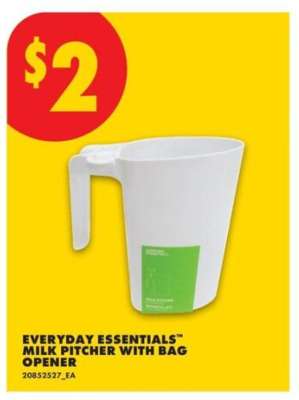 EVERYDAY ESSENTIALS™ MILK PITCHER WITH BAG OPENER